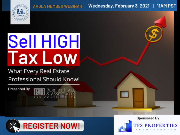 Sell High Tax Low Webinar