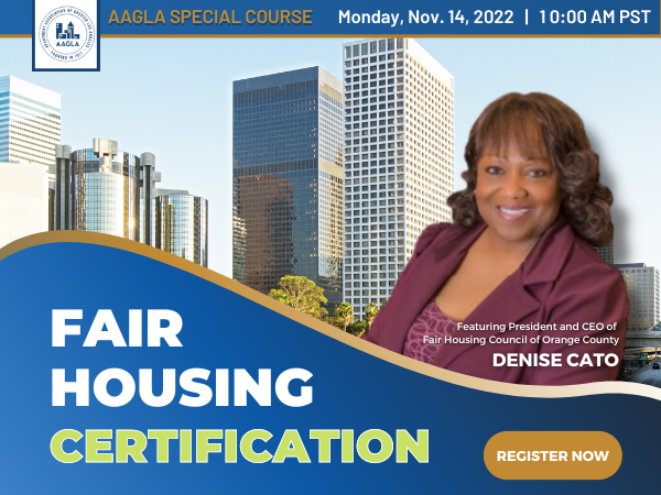 Fair Housing Certification AAGLA