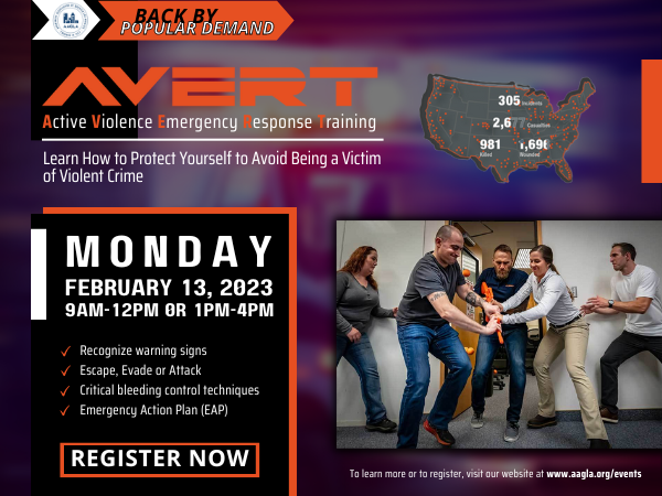 AVERT Active Violence Emergency Response Training AAGLA