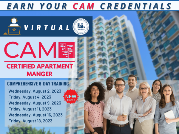 Virtual Certified Apartment Manager Training AAGLA